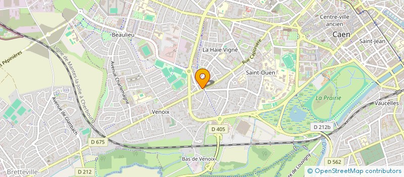 localisation de l'entreprise MADAME NICOLE DERENNE à CAEN