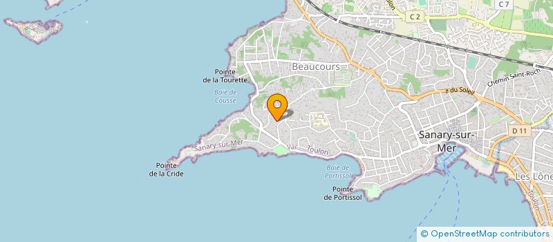 localisation de l'entreprise MADAME NICOLE DEREUMAUX à SANARY-SUR-MER