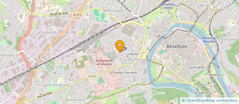 localisation de l'entreprise MADAME NICOLE DESBRIERE à BESANCON