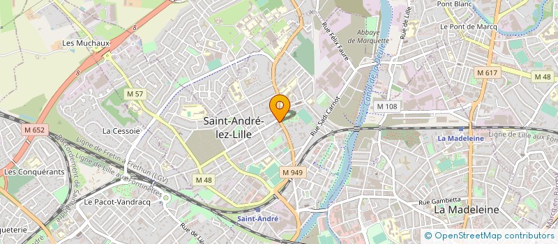 localisation de l'entreprise MADAME NICOLE DESPLANCHES à SAINT-ANDRE-LEZ-LILLE