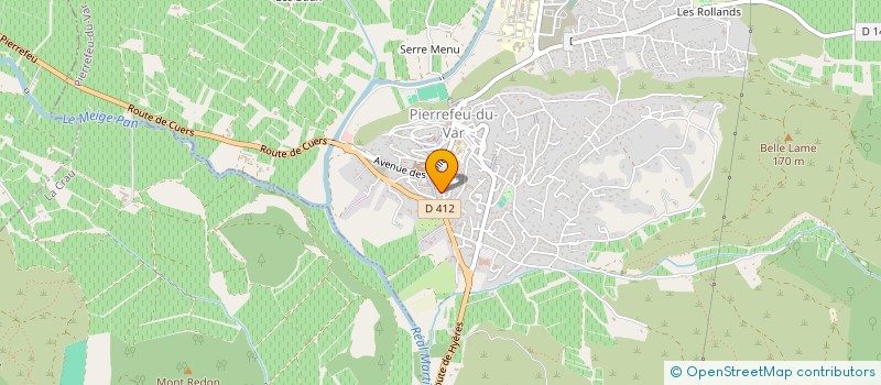 localisation de l'entreprise MADAME NICOLE DI VINCENZO  CUERS