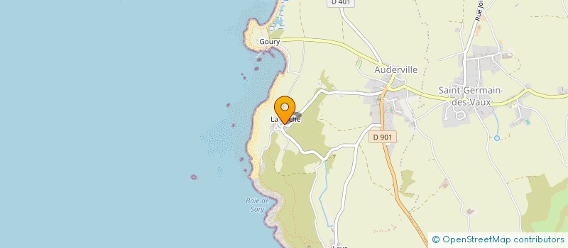 localisation de l'entreprise MADAME NICOLE DIGARD  LA HAGUE