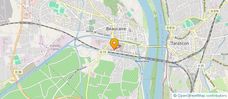 localisation de l'entreprise MADAME NICOLE DIJORIO  BEAUCAIRE