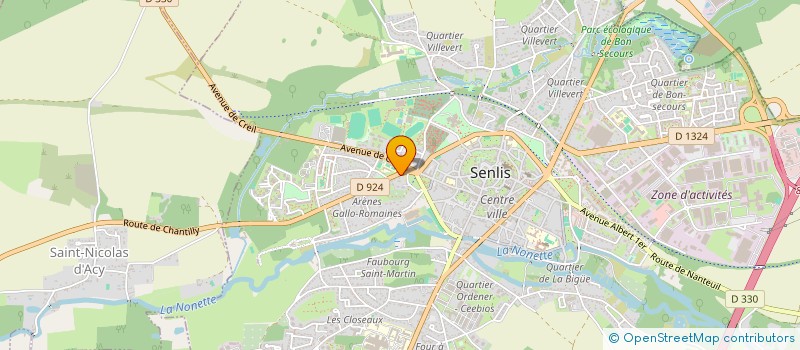 localisation de l'entreprise MADAME NICOLE DISCONTIGNY  COURTEUIL