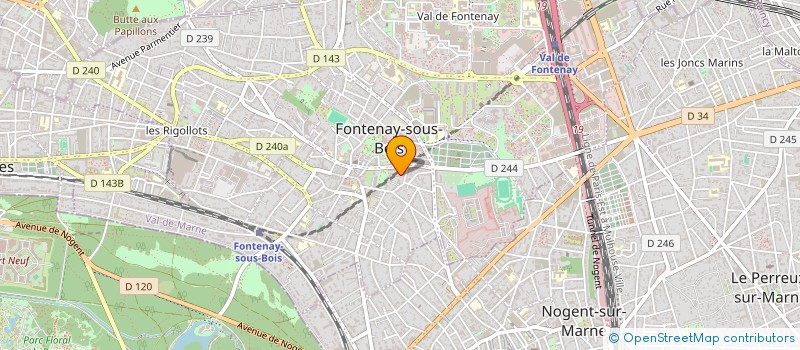 localisation de l'entreprise MADAME NICOLE DIT NICKY TREHET à FONTENAY-SOUS-BOIS