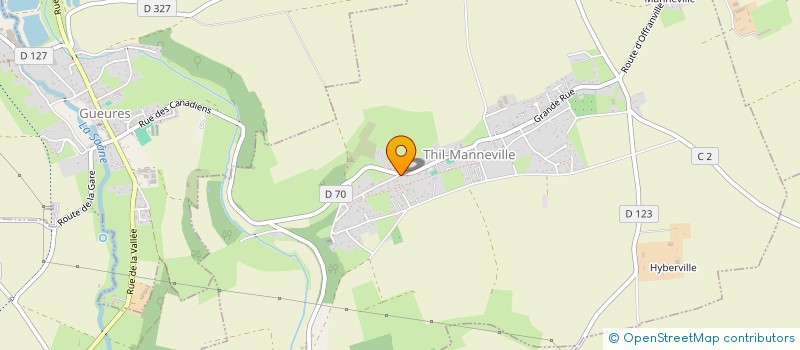 localisation de l'entreprise MADAME NICOLE DOLIVET  THIL-MANNEVILLE