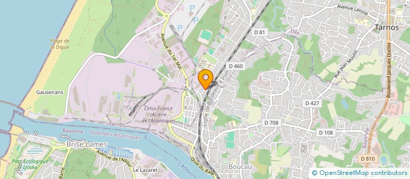 localisation de l'entreprise MADAME NICOLE DORSEMAINE  TARNOS