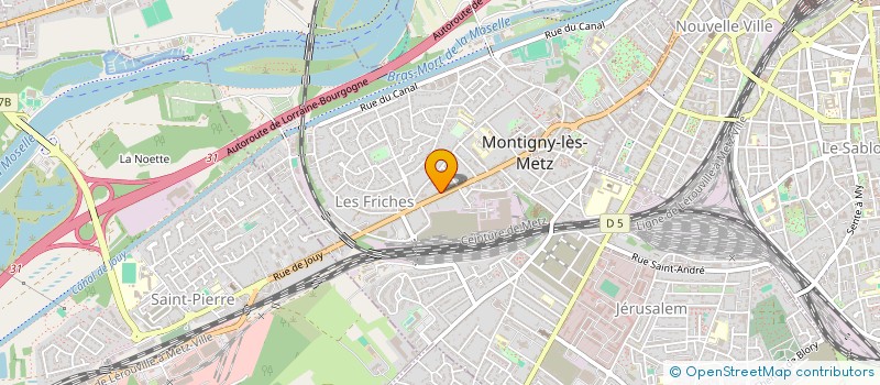 localisation de l'entreprise MADAME NICOLE DOUBLIER à MONTIGNY-LES-METZ