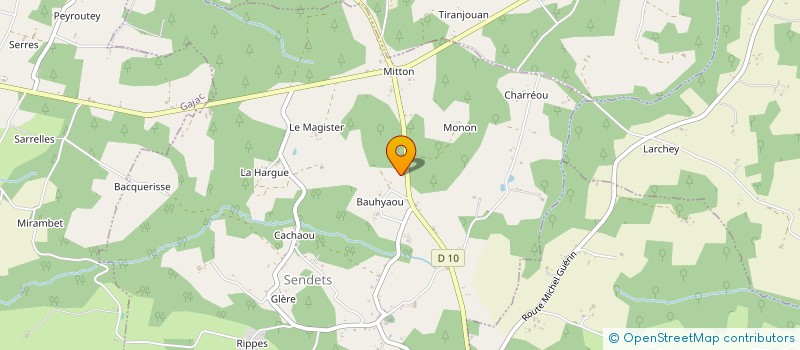 localisation de l'entreprise MADAME NICOLE DOUCET  GRIGNOLS