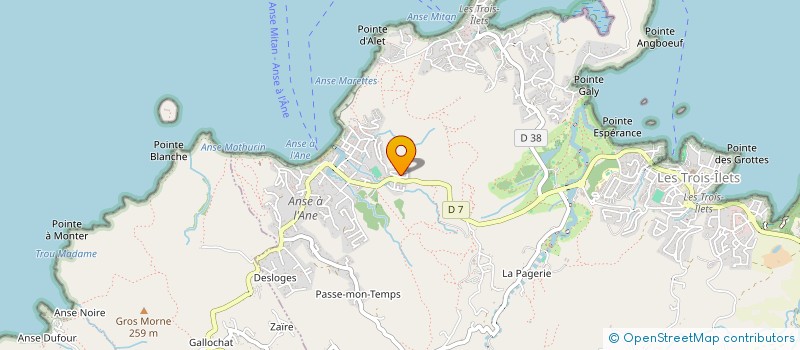 localisation de l'entreprise MADAME NICOLE DROUET à LES TROIS-ILETS