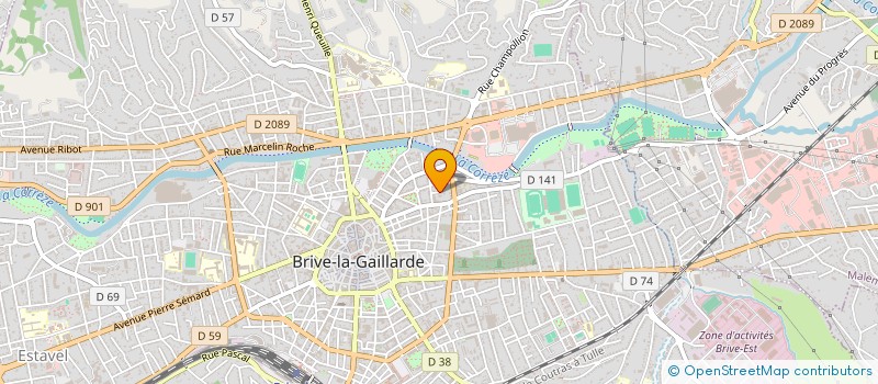 localisation de l'entreprise MADAME NICOLE DUBECH à BRIVE-LA-GAILLARDE