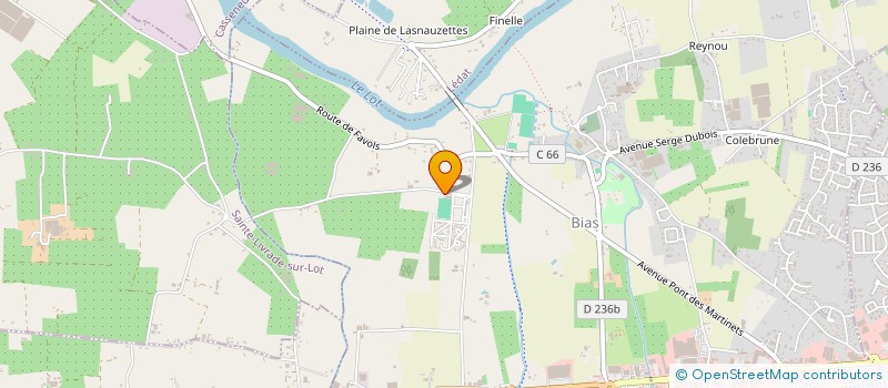 localisation de l'entreprise MADAME NICOLE DUBOIS à BIAS