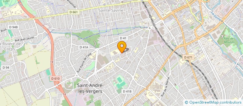 localisation de l'entreprise MADAME NICOLE DUBUISSON à SAINT-ANDRE-LES-VERGERS