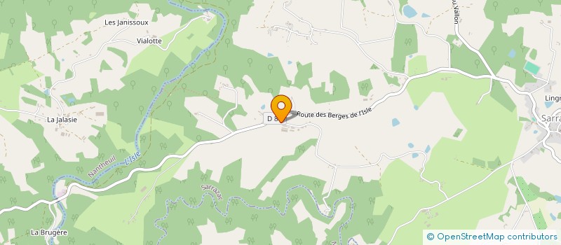 localisation de l'entreprise MADAME NICOLE DUCLUZEAU  ST-JORY-DE-CHALAIS