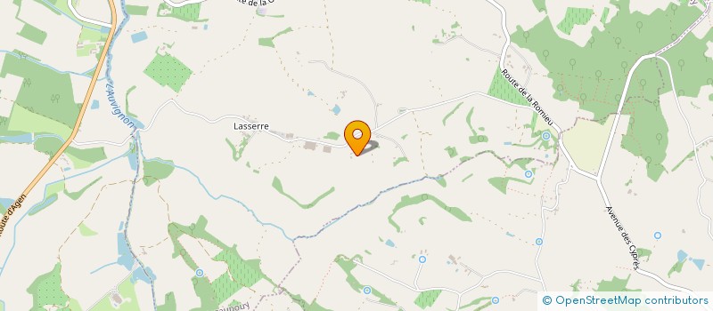 localisation de l'entreprise MADAME NICOLE DUCOMET  LA ROMIEU