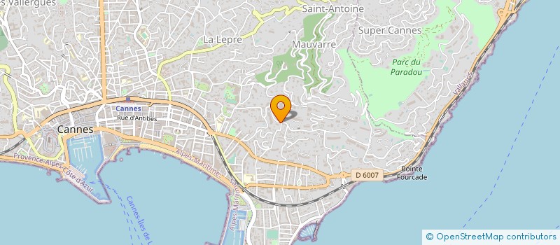 localisation de l'entreprise MADAME NICOLE DUCREUX à CANNES