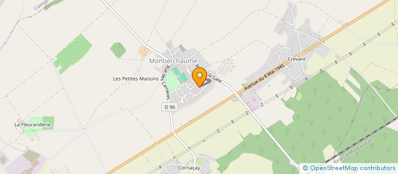 localisation de l'entreprise MADAME NICOLE DUFAYET à MONTIERCHAUME
