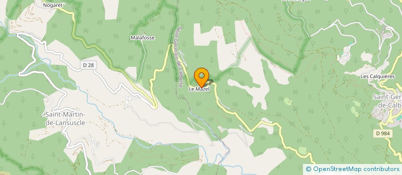 localisation de l'entreprise MADAME NICOLE DUFETEL  SAINT-GERMAIN-DE-CALBERTE