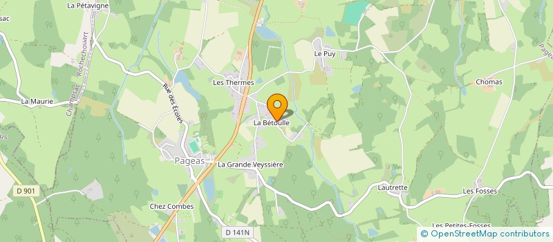 localisation de l'entreprise MADAME NICOLE DUGOT à PAGEAS