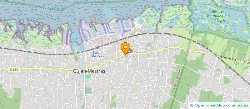 localisation de l'entreprise MADAME NICOLE DUGUY  GUJAN-MESTRAS