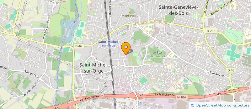 localisation de l'entreprise MADAME NICOLE DUPONT à SAINT-MICHEL-SUR-ORGE