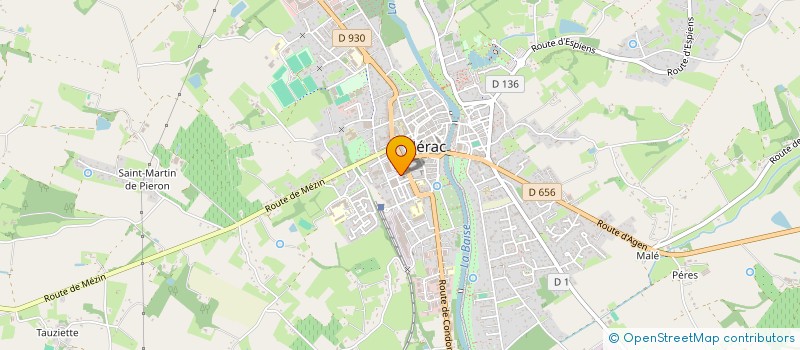 localisation de l'entreprise MADAME NICOLE DUPOUY  NERAC