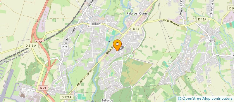localisation de l'entreprise MADAME NICOLE DUPRE  JUILLAN
