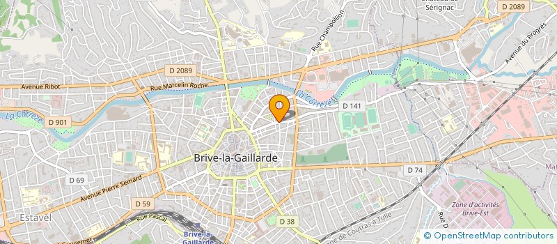 localisation de l'entreprise MADAME NICOLE DUPUY à BRIVE-LA-GAILLARDE