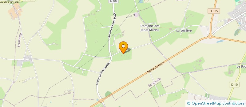 localisation de l'entreprise MADAME NICOLE DURANDE  ECRAINVILLE