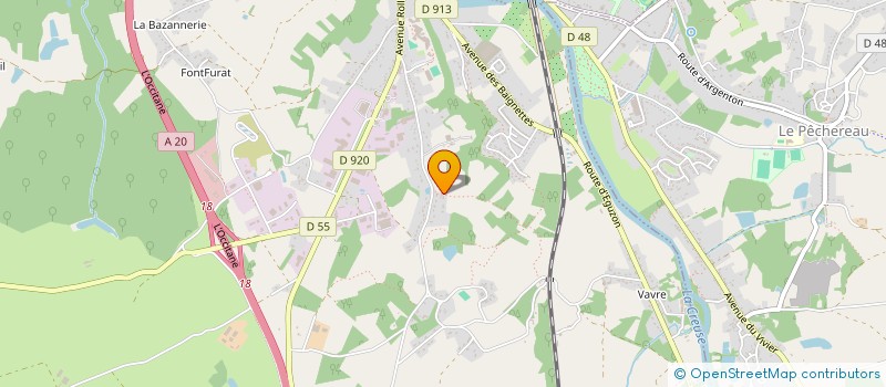 localisation de l'entreprise MADAME NICOLE DURIS à ARGENTON-SUR-CREUSE