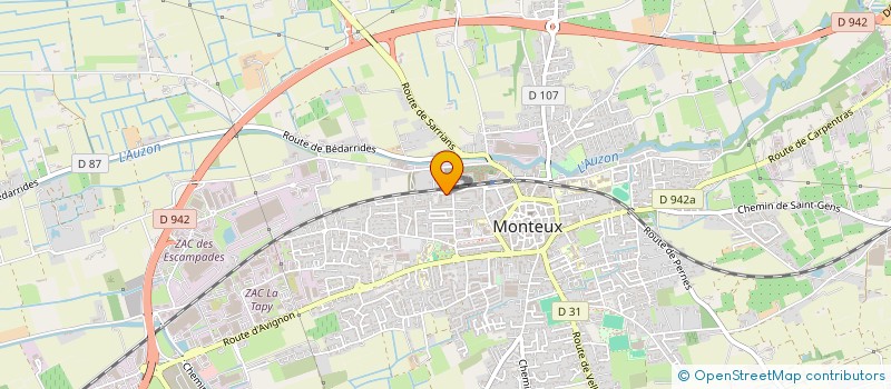 localisation de l'entreprise MADAME NICOLE DUROC  MONTEUX