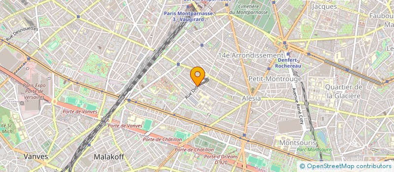 localisation de l'entreprise MADAME NICOLE DUTRONC  PARIS