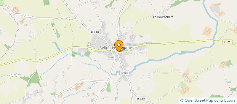 localisation de l'entreprise MADAME NICOLE DUVAL à BELLOU-EN-HOULME