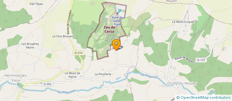 localisation de l'entreprise MADAME NICOLE DUVERGER  SAINT-PIERRE-DES-IFS