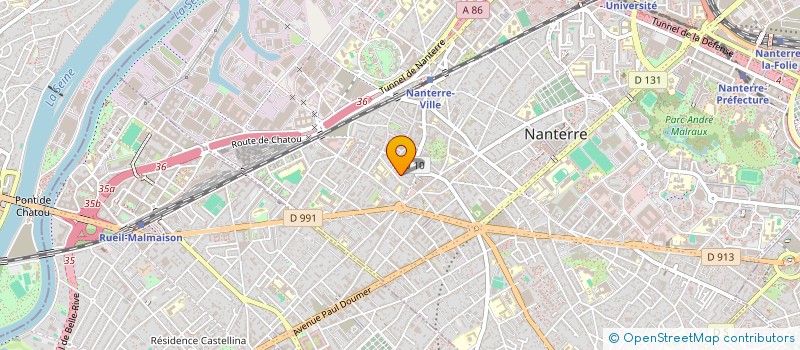 localisation de l'entreprise MADAME NICOLE EMARD  NANTERRE