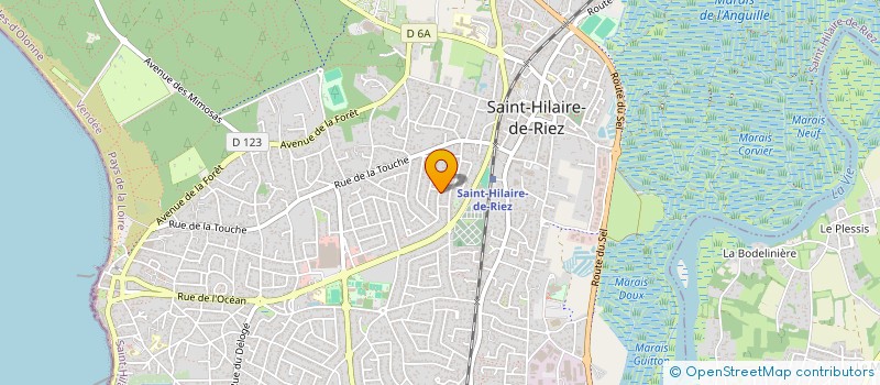 localisation de l'entreprise MADAME NICOLE ETCHANDY à SAINT-HILAIRE-DE-RIEZ