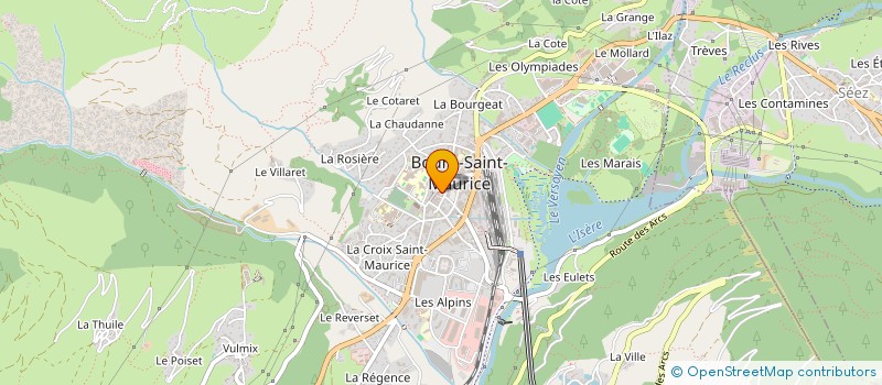 localisation de l'entreprise MADAME NICOLE EUDES à BOURG-SAINT-MAURICE