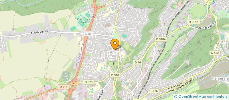 localisation de l'entreprise MADAME NICOLE FACCHINETTI à LONGWY