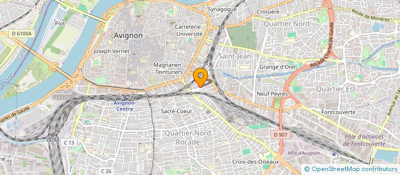 localisation de l'entreprise MADAME NICOLE FACCHINETTI à AVIGNON