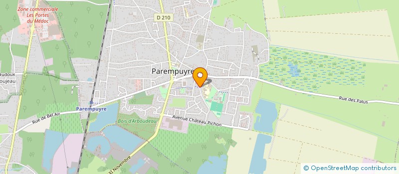 localisation de l'entreprise MADAME NICOLE FAYE  PAREMPUYRE