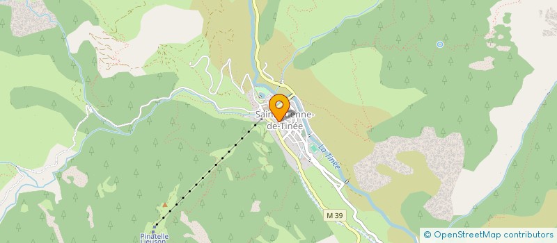 localisation de l'entreprise MADAME NICOLE FEBURE  SAINT-ETIENNE-DE-TINEE