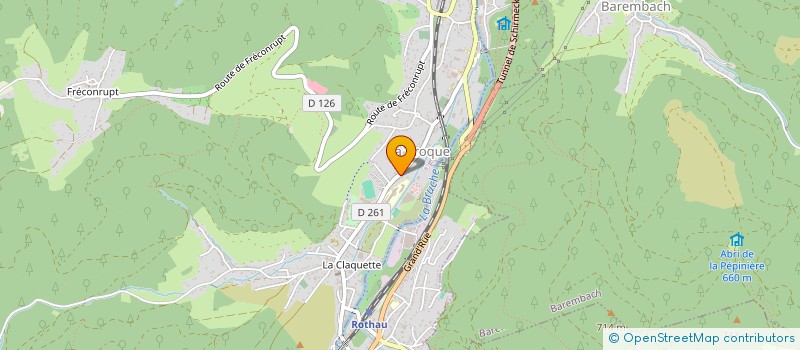 localisation de l'entreprise MADAME NICOLE FELDER  LA BROQUE