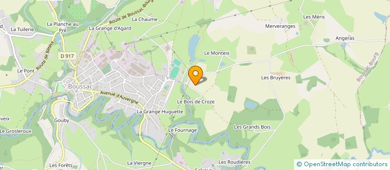 localisation de l'entreprise MADAME NICOLE FERRANDON à BOUSSAC-BOURG