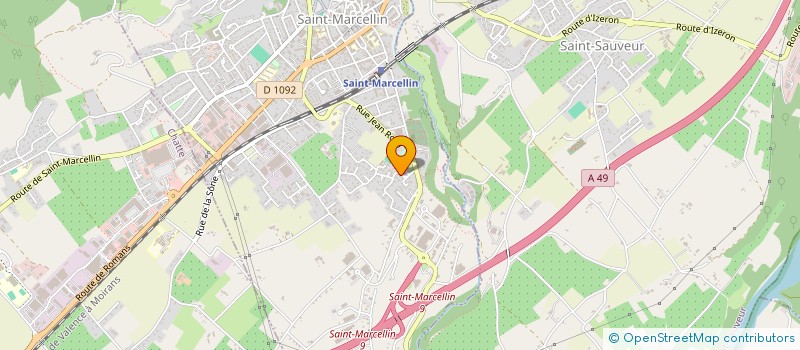 localisation de l'entreprise MADAME NICOLE FERRE à SAINT-MARCELLIN