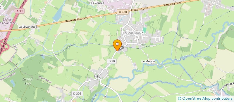 localisation de l'entreprise MADAME NICOLE FERRIER à COURLAOUX