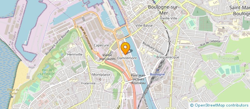 localisation de l'entreprise MADAME NICOLE FINANCE à BOULOGNE-SUR-MER