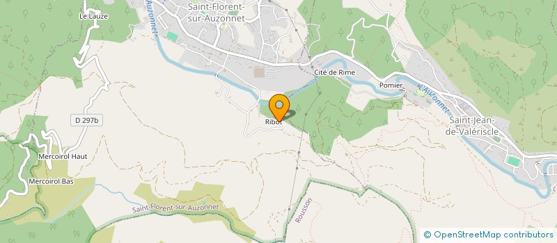 localisation de l'entreprise MADAME NICOLE FINIELS à SAINT-FLORENT-SUR-AUZONNET