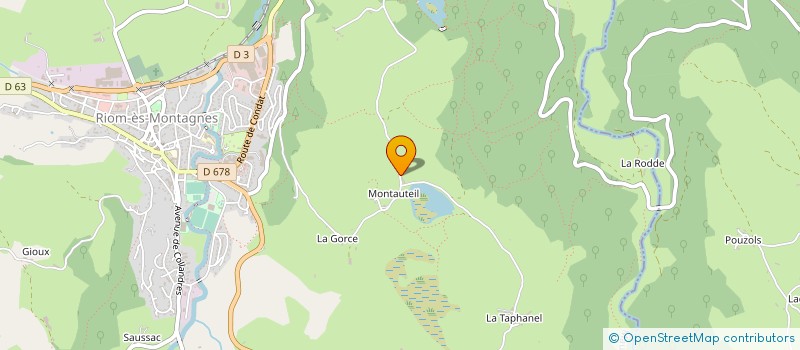 localisation de l'entreprise MADAME NICOLE FLAGEL à RIOM-ES-MONTAGNES