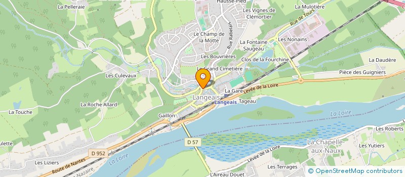 localisation de l'entreprise MADAME NICOLE FLEURIET à LANGEAIS