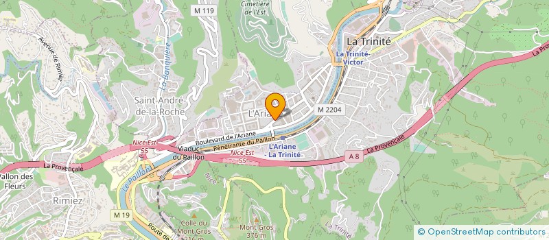 localisation de l'entreprise MADAME NICOLE FOLACCI à NICE